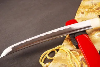 Brandon Espadas Artesanais Samurai Japonês Tanto 1060 Aço Carbono Afiada Espada Pronto Para A Batalha Full Tang Batalha Espada Curta Faca
