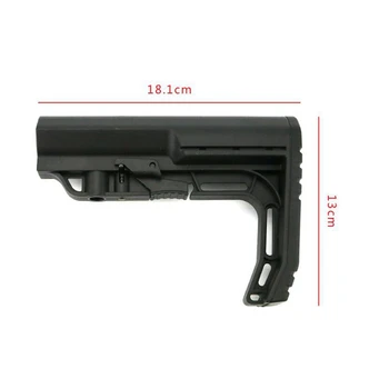 Mil-Spec ME M4 JM8 Estoque Buttstock Receptor Pistola da Cinta de Arma de Ações Para Gel Blaster Airsoft Gun Arma de Brinquedo Atualização Parte Acessórios