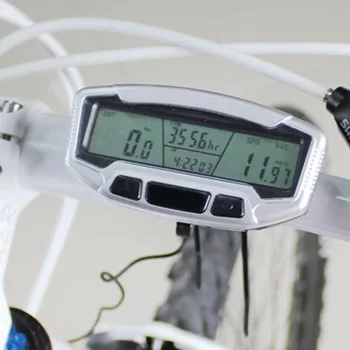 Digital LCD de Bicicleta de Estrada do Velocímetro, luz de fundo Cronómetro Odômetro Impermeável de Bicicleta Velocímetro de Bicicleta Acessórios BHD2