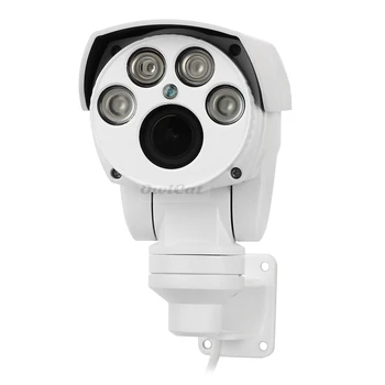 Full HD Resolução de 2.0 MP/5.0 MP Câmera do IP de PTZ Exterior 4X de Zoom Óptico de 10X Câmera de Segurança Filtro de Corte IR Onvif Detecção de Movimento