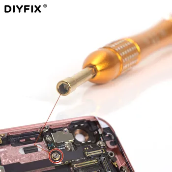 DIYFIX 5 em 1 chave de Fenda de Precisão Definido para o iPhone 6 6 7 8 Desmontar a Subdivisão de Abertura Kit de Reparo do Telefone Móvel de Ferramentas