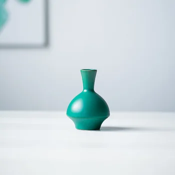 Simples estilo Nórdico Mini Cesta de Flor de Flor em vaso Origami Vaso de Plástico de Garrafa de Imitação de Cerâmica vaso de Flores da Decoração da Casa