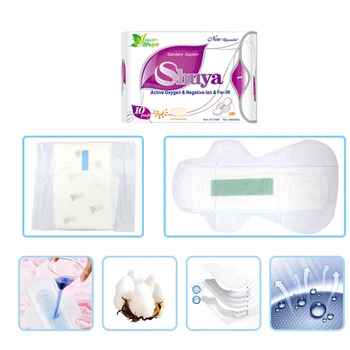 6Packs Ânion do Napkin Sanitário Almofadas Para as Mulheres do Napkin Sanitário Ânion absorvente Menstrual PadFeminine Produto de Higiene