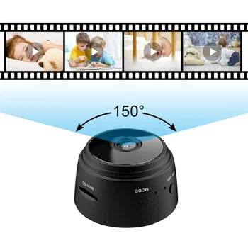 1080P HD Interior sem Fio em Casa Smart Câmera com Visão Noturna,Monitor do Bebê para Casa de Segurança wi-Fi Câmera, Compatível com iOS/Android