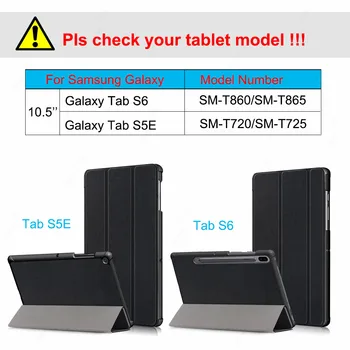 GZERMA capa de Couro Para Samsung Galaxy Tab S6 10.5 2019 Tablet Capa Case Para Samsung Galaxy Tab S5E 10.5 2019 Caso Inteligentes Fólio