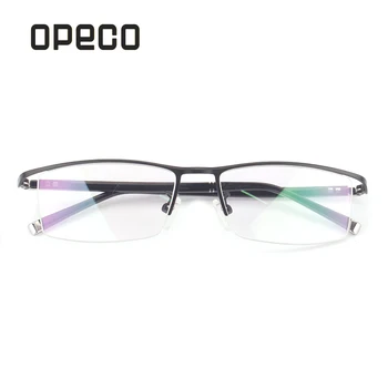 Opeco Homens Prescrição de Óculos com Armação de Moda RX capaz de Óculos Metade Rim Miopia Óptico de Óculos #666