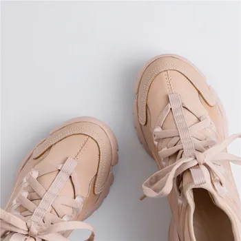 Asumer 2020 nova moda de calçados casuais das mulheres sapatas planas rodada toe laço na primavera verão confortável tênis simples mulher cor-de-rosa