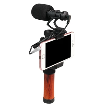 COMICA Nova Versão CVM-10II Full Metal MINI-câmera não incluída Vídeo Microfone com Choque de Montagem para o Smartphone, a Gopro