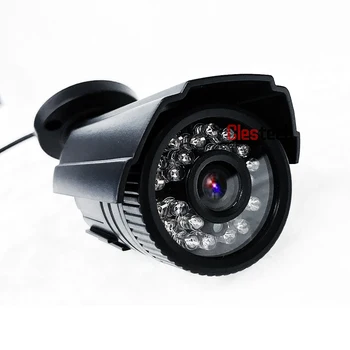 Mini HD da Câmera do Cctv do CMOS 1200TVL no Exterior IP66 à prova d'água Visão Noturna IR Analógico cor da casa de monitoramento de segurança Têm suporte