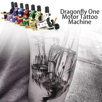 Dragonfly Tattoo Motor da Máquina da Máquina Sortidas Rotary Tatuagem Motor Multicolor Motor Arma Permanente da Tatuagem da Arte Corporal da Tatuagem