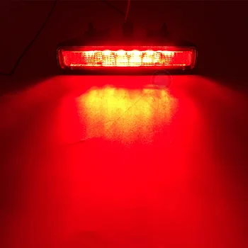 Fumaça Lente LED Terceira Luz de Freio Elevada Montagem de Luz Stop para Jeep Wrangler JL 2018 2019 Teto do Carro Luz de Aviso
