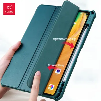Para Huawei Matepad 10.4 Caso чехол XUNDD Anti-impacto da Proteção Integral de Dormir Inteligente Flip Tablet Manga porta-Lápis kılıf