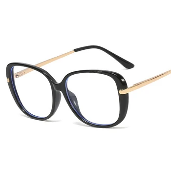 Veshion TR90 Olho de Gato Armações de Óculos Homens Mulheres Óptico de Moda Computador Óculos