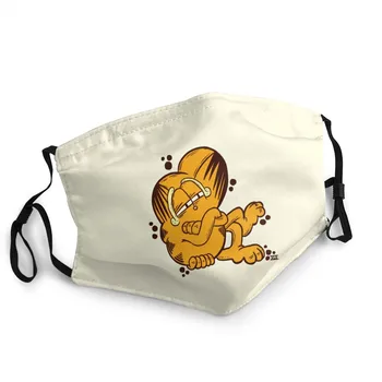 Envio rápido em 3d, Impressão de Garfield, Odie Cartaz Adultos, as Crianças Personalizar Escudo facial Máscara Lavável, Reutilizável Com Pm 2.5 Apto