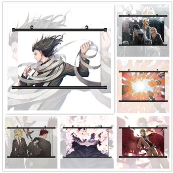 Boku no Herói Academia Aizawa Shouta Pode Dabi Anime Mangá HD de Impressão de Parede do Poster de Deslocamento