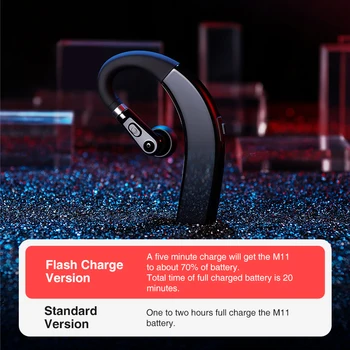 SANLEPUS M11 Fone de ouvido Bluetooth fone de ouvido sem Fio de mãos-livres, Auricular Auricular Com HD com Microfone Para Telefone iPhone xiaomi Samsung