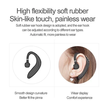 Bluetooth 5.0 sem Fio do fone do gancho, mão livre, fone de ouvido cap, Negócios, Esportes de Gancho do Fone de ouvido, fone de ouvido sem fio para a Apple, Android