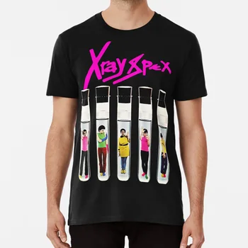 X-Ray Spex T-Shirt Xray Spex X-Ray Spex Raio-X Raio De Punk Rock Feminino, Livre De Germes Adolescentes