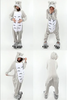 Adultos Totoro Onesie Pijama Unisex Animal De Pijamas, Pijamas Totoro Cosplay Fantasia