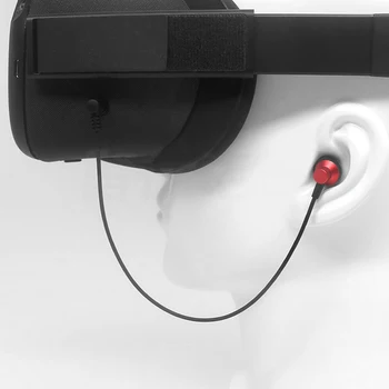 Em-Orelha Fones de ouvido Esquerda para a Direita Separação de Estéreo de Fones de ouvido com Fio para Oculus Busca VR Fone de ouvido Acessórios VR Jogos Fones de ouvido