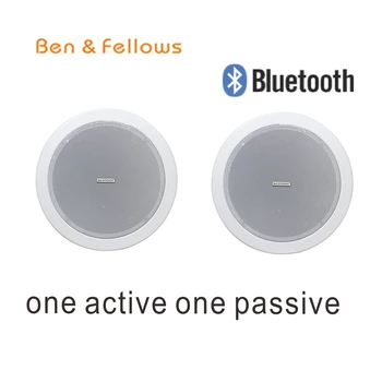 315104 Bluetooth No Teto Home Falante de Áudio alto-Falantes em Pares 15W 5 Polegadas, 8 Ohm sem Fios Activa Fundo de Música do sistema do PA