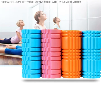 6 Coluna De Cor Yoga Bloco De Equipamentos De Fitness Pilates Rolo De Espuma Ginásio De Exercícios Musculares Rolo De Massagem Yoga Tijolo