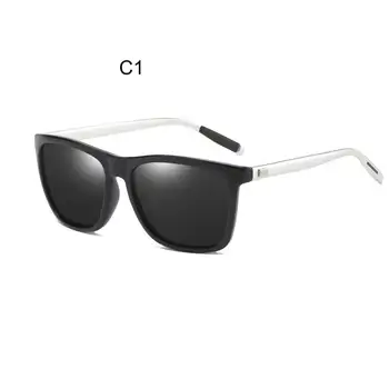 Óculos de sol Polarizados 2020 Magnésio de Alumínio de alta qualidade uv400 Retângulo homens mulheres da Praça de óculos de sol