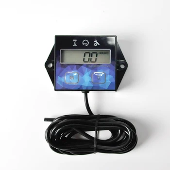 Tacômetro Medidor da Hora Medidor Digital do Motor Faixa de Mudança de Óleo Indutivo da Hora Medidor de Barco Cortador de grama Motocicleta motor de Popa HM011F