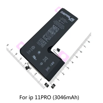 Bateria de alta Qualidade 3.8 V Li-ion Bateria Interna a bateria de Substituição para o iPhone 11 Max PRO Celular Baterias 0 Ciclo