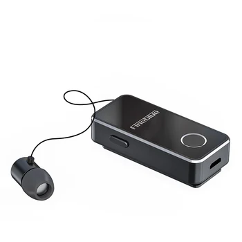 Fineblue F2 Pro bluetooth 5.0 liga de alumínio retrátil chamada de vibração de fone de ouvido Bluetooth 12 horas de música chamada fone de ouvido Bluetooth