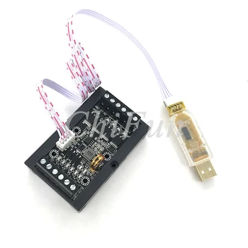 PLC industrial placa do controlador programável FX1N-10MT atraso módulo com o cabo de programação e shell