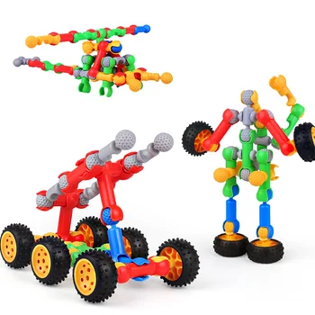 Crianças Multifuncional Esqueleto de Blocos de Construção, Juntas, Paus, um Brinquedo E Definido, Educacional Jogo infantil para Meninos