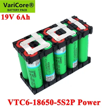 19V 5S2P 18650 VTC6 6000mAh de Alta potência de 20 amps 21V para chave de Fenda baterias de solda Suporte de bateria