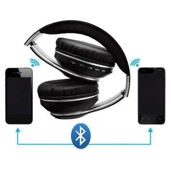 Fones de ouvido Bluetooth,Bluetooth 5.0 Fone de ouvido com Luzes Coloridas, a Função de Chamada,Música Auricular Bilateral de Fone de ouvido Estéreo