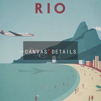 Viagem Cartaz HD Imprime Rio de Janeiro, em Lona Cartaz Havaí, México, Califórnia Impressão de Parede a Imagem Nórdicos Decoração Pintura Decoração Moderna