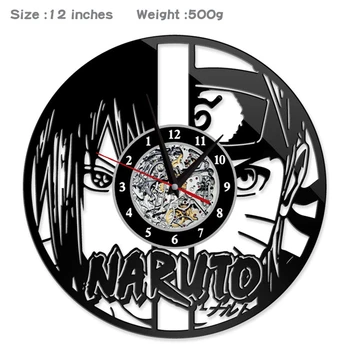Anime novo NARTUO Uzumaki Naruto relógio de parede sala de estar, relógio personalidade adereços cosplay acessórios unissex
