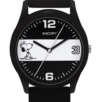 Snoopy homens relógios Pulseira de silicone Esporte Relógio de Quartzo da forma das Crianças Relógio Masculino Masculino dos Homens Relógio de Quartzo da famosa marca de relógio