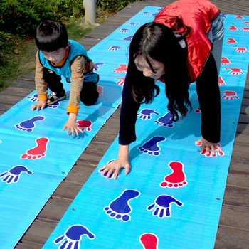 Crianças ao ar livre Jogo de Equipe Reticulados Pulando Tapete Educativo Esteira de Caminhada de Esportes Brinquedos Kids Brinquedos Educativos para Crianças Presentes