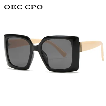 OEC CPO Praça Óculos de sol das Mulheres da Moda de Óculos de Sol Feminino Retro Óculos Homens Steampunk Óculos Tons UV400 Oculos de sol