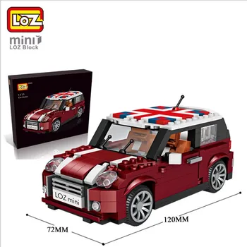 LOZ Técnica Mini Blocos de Mini Carro de Cidade Modelo de Veículo Carro de Corrida de Caminhão de sorvete Estatueta Edifício de Montagem de Brinquedos para Crianças 1114