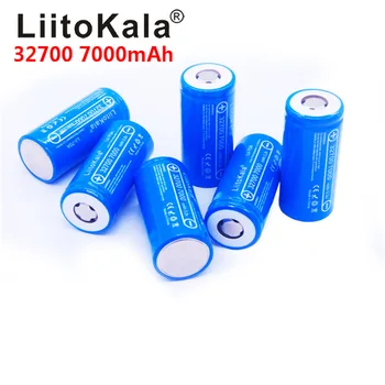 LiitoKala 7000 3.2 V 32700 mAh lifepo4 bateria recarregável célula LiFePO4 5C de descarga da bateria de backup de bateria 6500