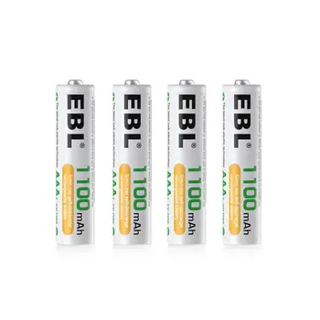 EBL 4pcs 1100mAh Pilhas AAA + 4pcs 2800mAh Pilhas AA + 8 Bay Carregador de Bateria para AA AAA Ni-CD, Ni-MH Recarregável-Bateria