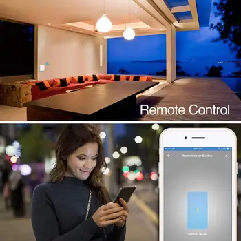 Tuya wi-Fi Mudar de Casa Inteligente Inicial do Google Alexa Echo DIY melhoria Home, Aplicativo de Controle Remoto EM OFF à prova de água com Painel de Vidro