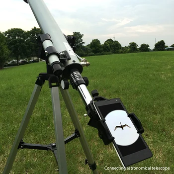 Universal Plástico Telescópio Telefone Inteligente Adaptador de Montagem para Tubo Monocular luneta Telescopi