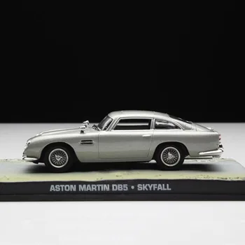 1:43 Escala diecast de metal filme 007 carro modelo de simulação da liga de carro de brinquedo de adultos fãs de coleta de presente de interiores, decoração de exibição