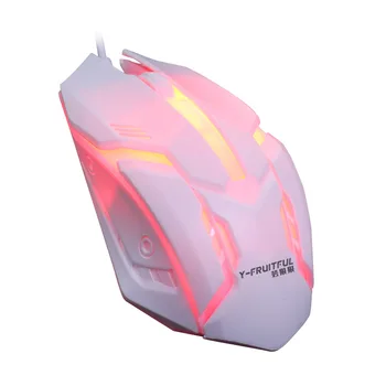 XQ Nova Marca de 7 cores com Retroiluminação LED Gaming Mouse USB com Fio Mouse Óptico de 2000dpi Ergonomia Laptop Pc Gaming Mouse