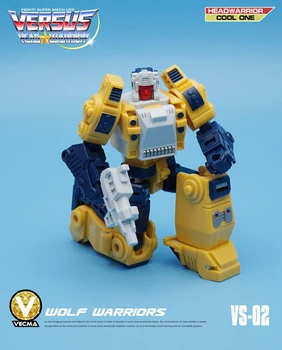MFT Transformação G1 Robô Weirdwolf VS-02 VS02 Diretores CABEÇA WERRIOR Bolso Série Guerra Lobo Modo de Ação Figura Brinquedos
