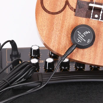 Adeline AD-35 Mini Pickup Amplificador Transdutor Vara de captadores Piezo para Violão Cavaquinho Violino Violoncelo Banjo Partes de Guitarra