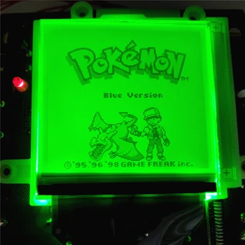 Branco,Amarelo, Vermelho, Azul, Rosa, Verde DIY Bivert PCB do Módulo Para GameBoy DMG-01 Console de luz de fundo Hex Inverter Mod Polarizador Filme