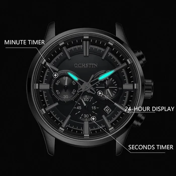 2021 De Chegada Dos Homens Relógios De Alto Luxo Da Marca Luminosa Do Esporte Relógio De Homens Verdes De Lona De Quartzo Relógio De Pulso Data Do Sexo Masculino Relógio